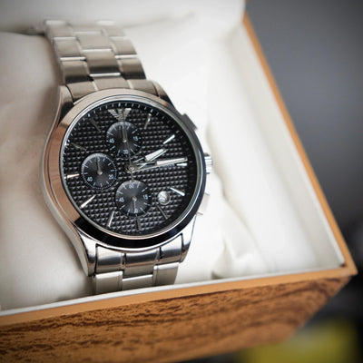 Montre A Chronograph Textura M16 - Noir