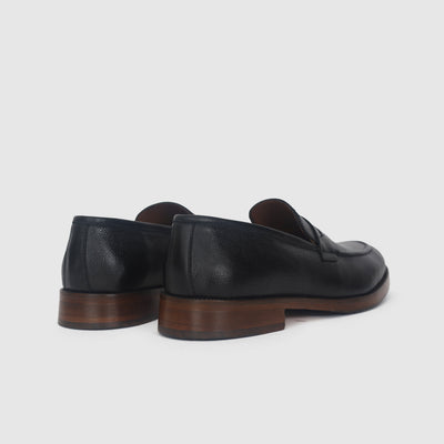VARENO Heritage — Mocassin Penny en cuir grainé