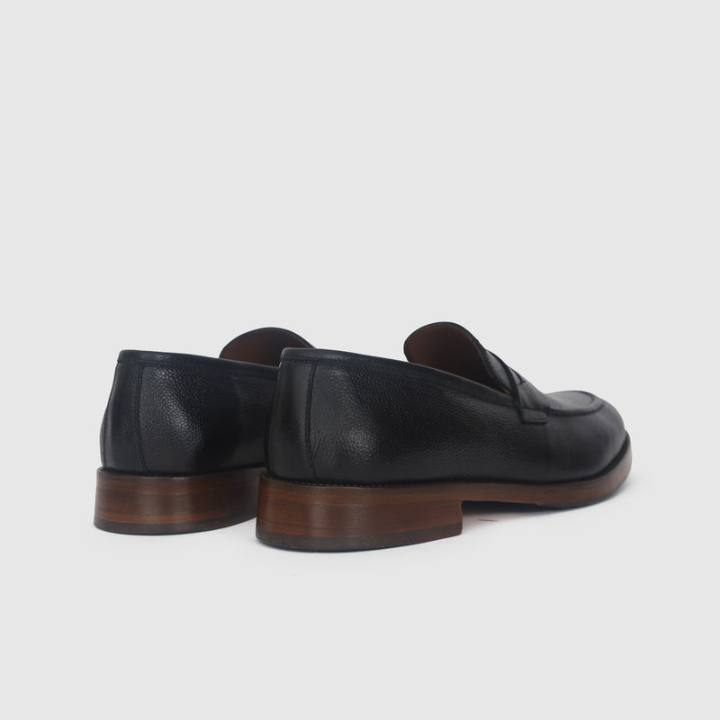 VARENO Heritage — Mocassin Penny en cuir grainé