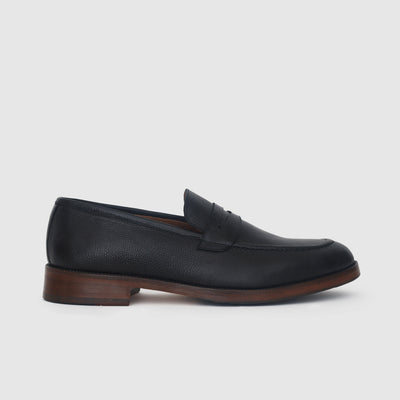 VARENO Heritage — Mocassin Penny en cuir grainé