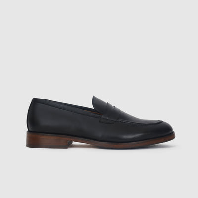 VARENO Classic — Mocassin Penny en cuir lisse


