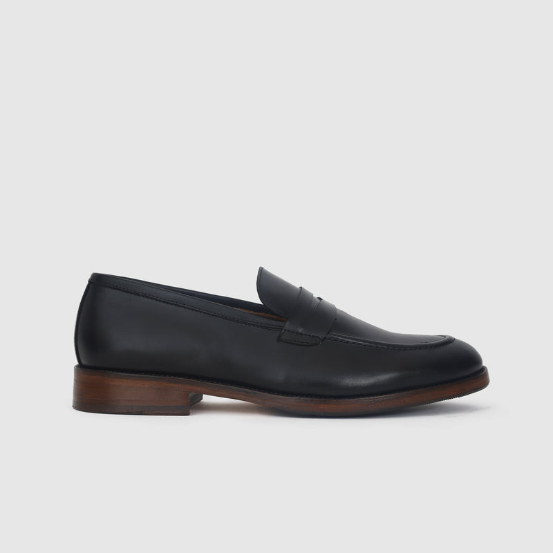VARENO Classic — Mocassin Penny en cuir lisse

