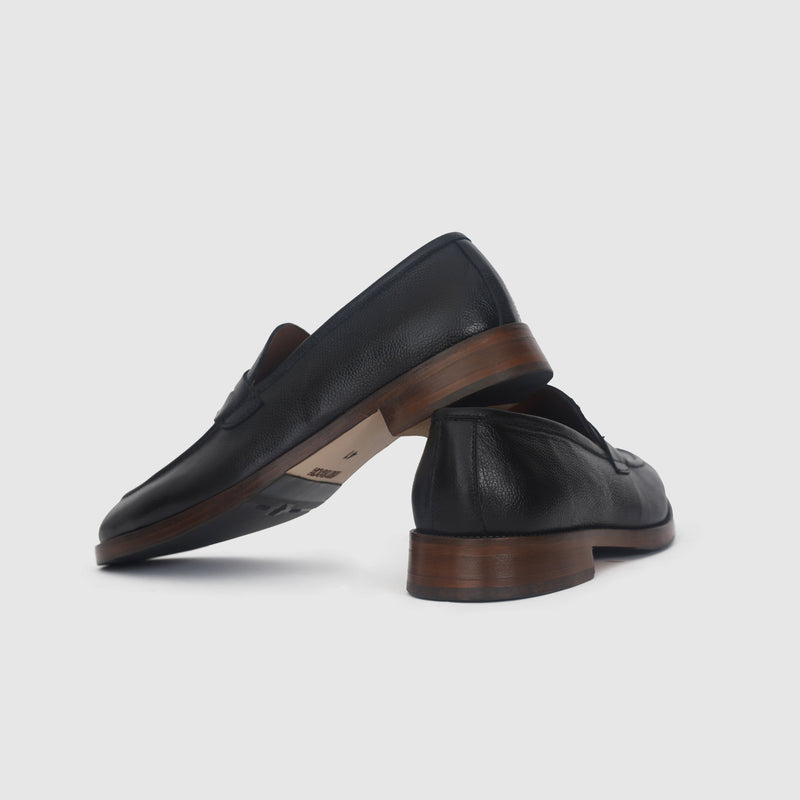 VARENO Heritage — Mocassin Penny en cuir grainé