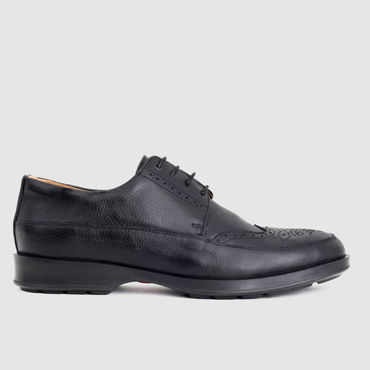 Derby Quarter Brogue – NOIR